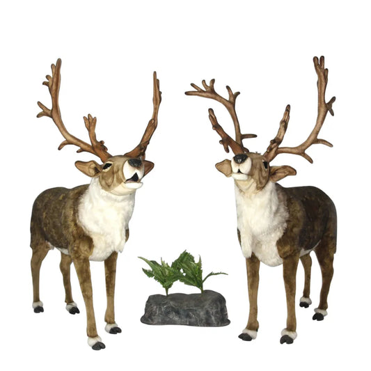 2pcs Nordic Singing Reindeer 165cm - 65 inch  Average Rating: NaN Stars